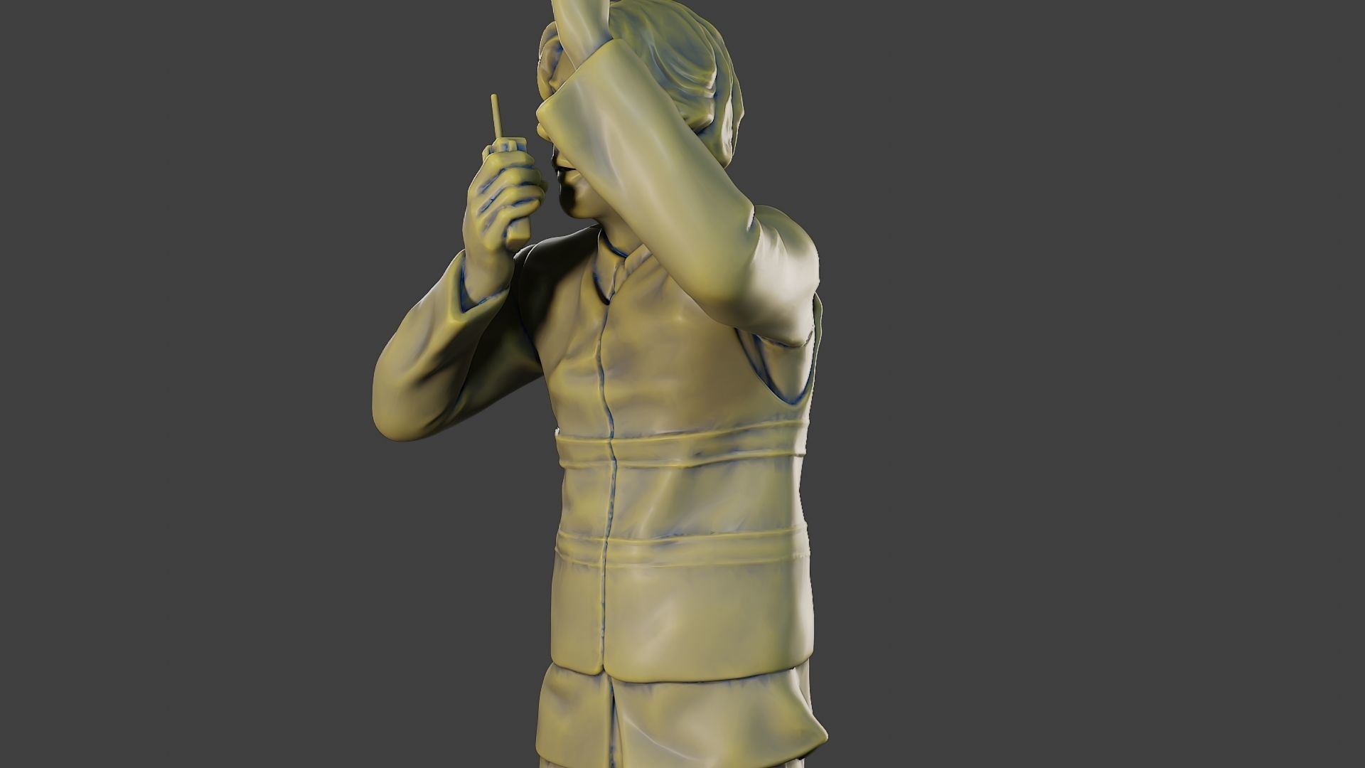 Male Security reflective vest MSRV 008 3D print model_18