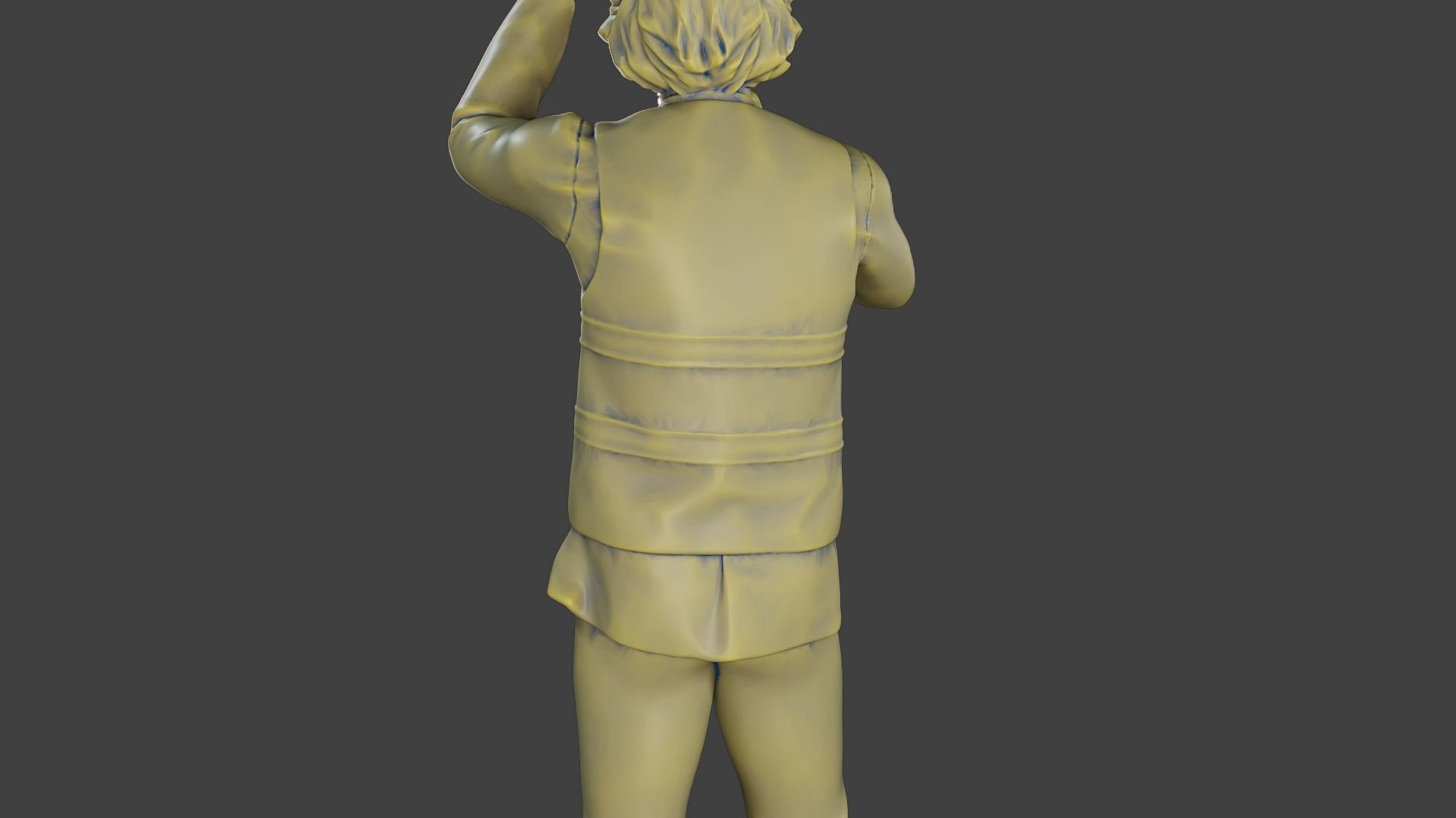 Male Security reflective vest MSRV 008 3D print model_21
