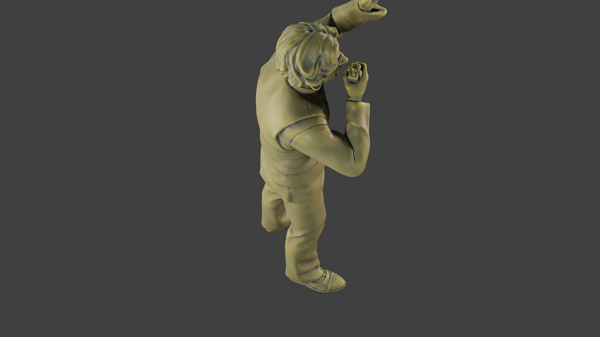 Male Security reflective vest MSRV 008 3D print model_23