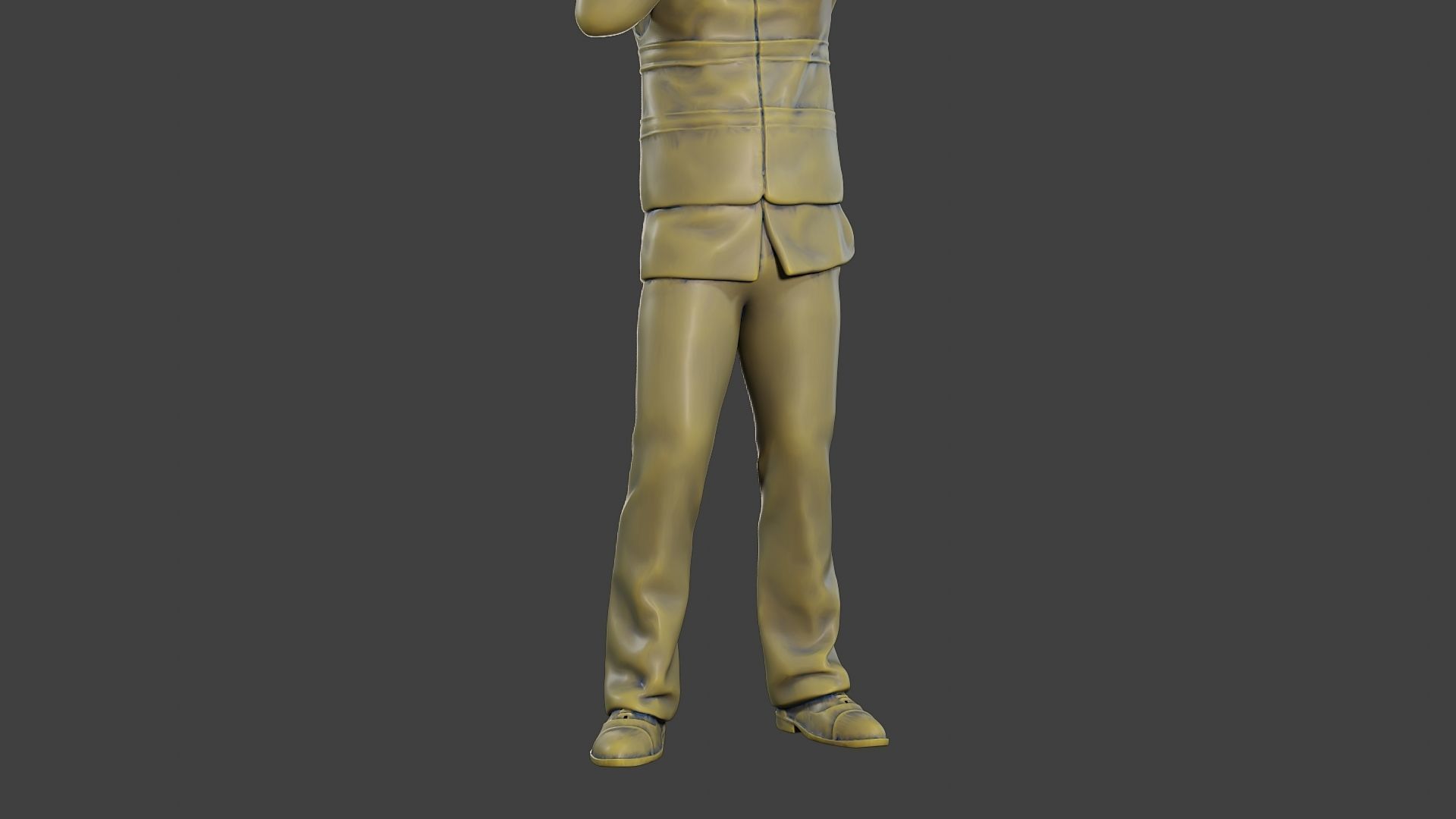 Male Security reflective vest MSRV 008 3D print model_28