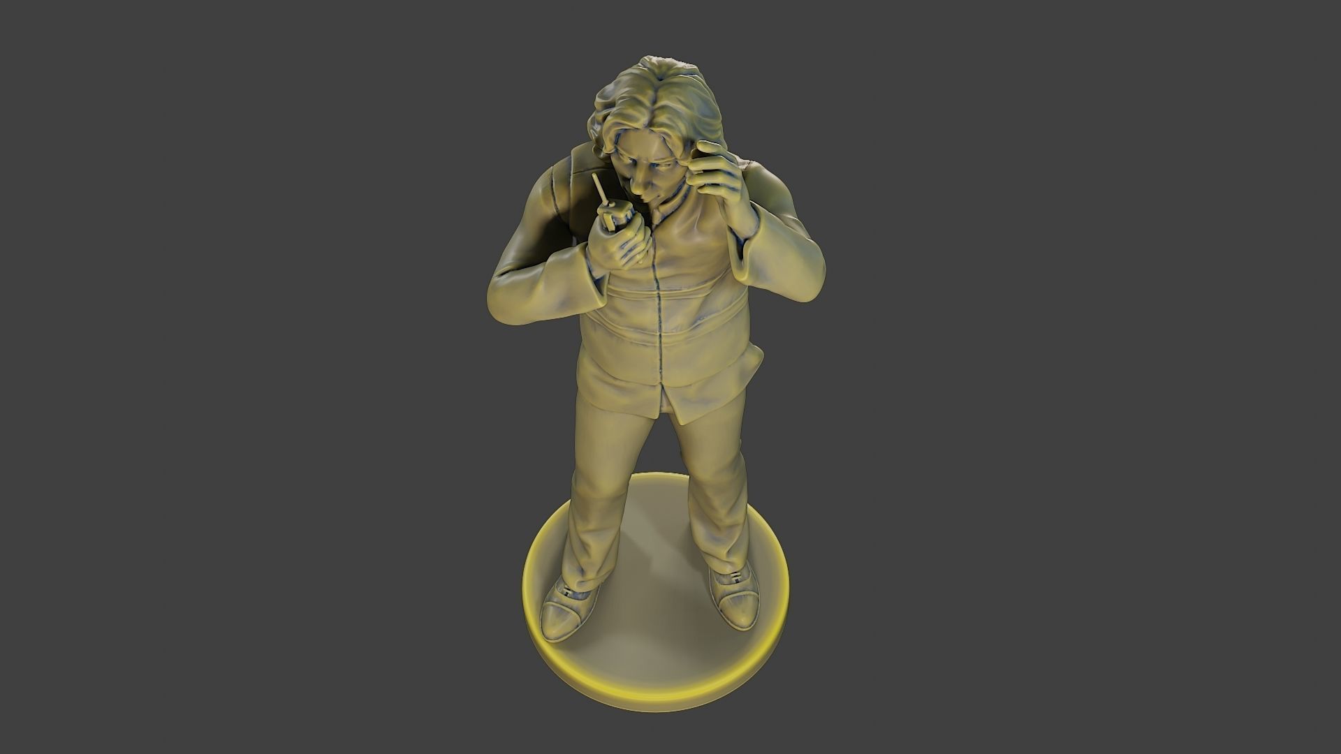 Male Security reflective vest MSRV 008 3D print model_14