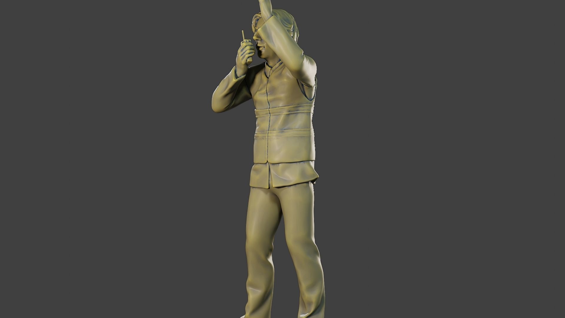 Male Security reflective vest MSRV 008 3D print model_27
