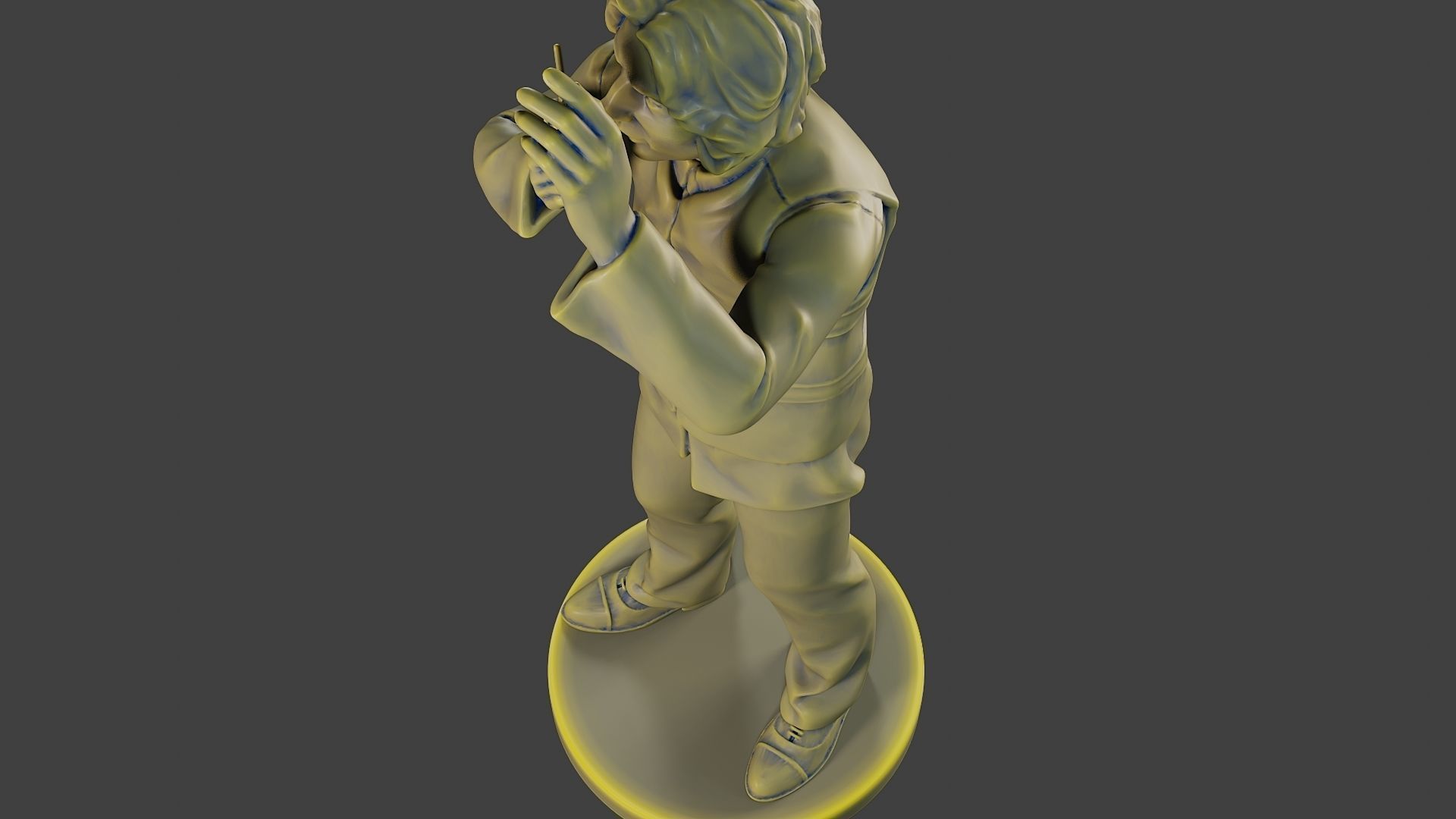 Male Security reflective vest MSRV 008 3D print model_16