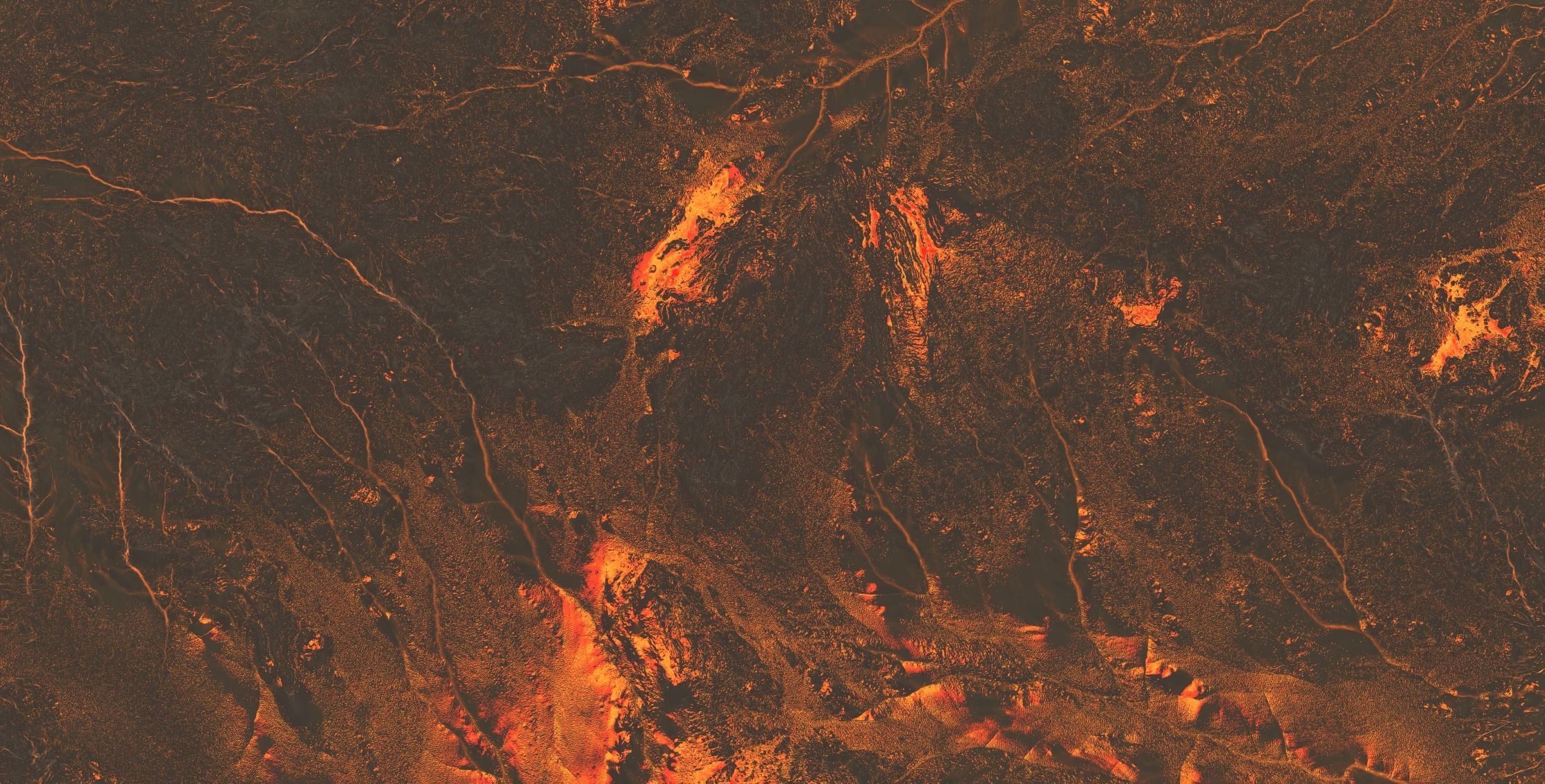 16K Volcano with lava height map and 3D terrain Low-poly 3D model_26