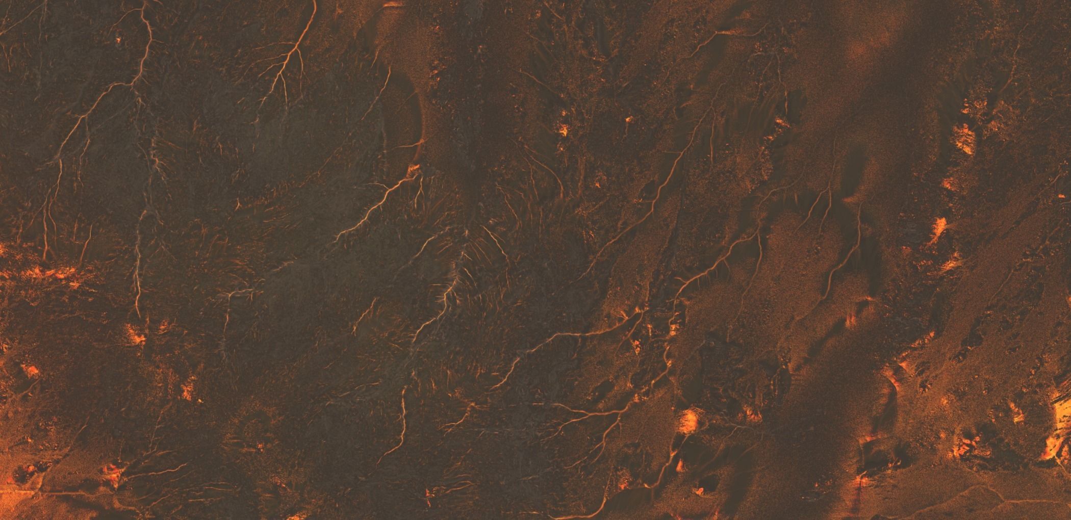 16K Volcano with lava height map and 3D terrain Low-poly 3D model_5