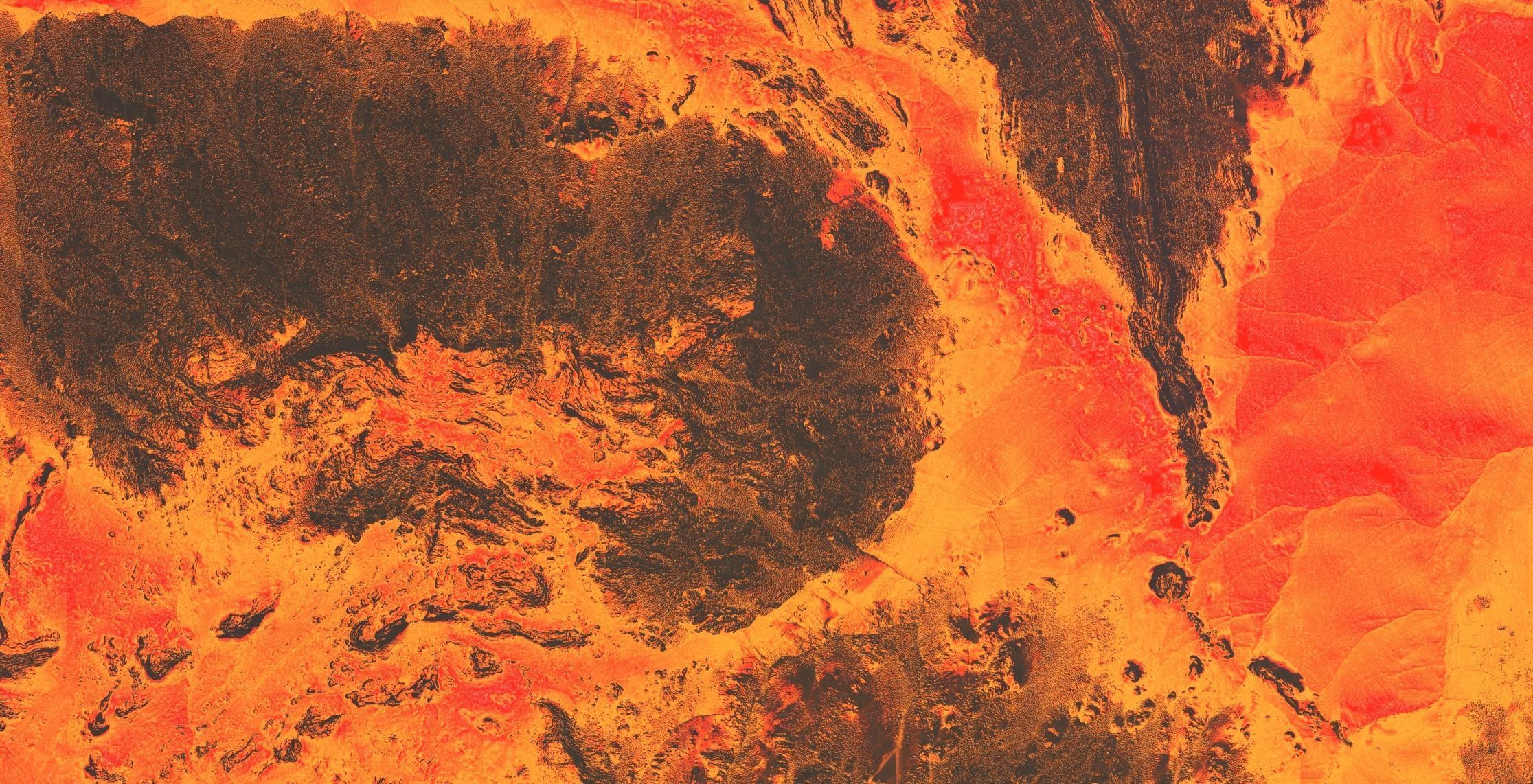 16K Volcano with lava height map and 3D terrain Low-poly 3D model_28