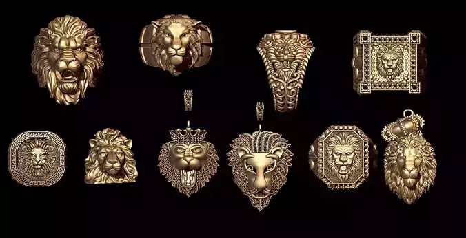 LION RING  PENDANT COLLECTION