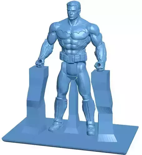 Batman-shaped desk stand 3D model