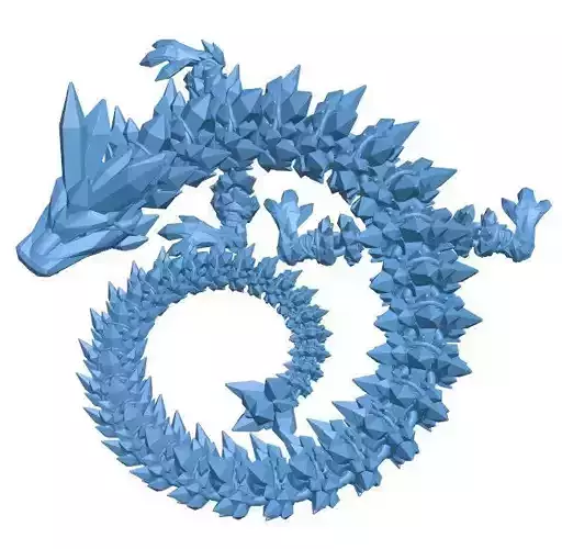 Crystal Dragon 3D model