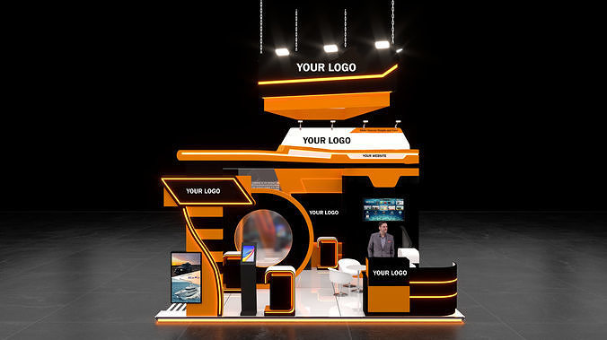EXHIBITION STAND DESIGN 3D model