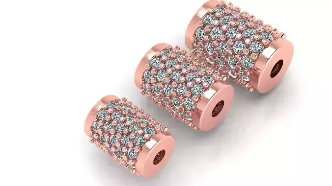 3 size beads or balls or jewellery accessories 3D print model