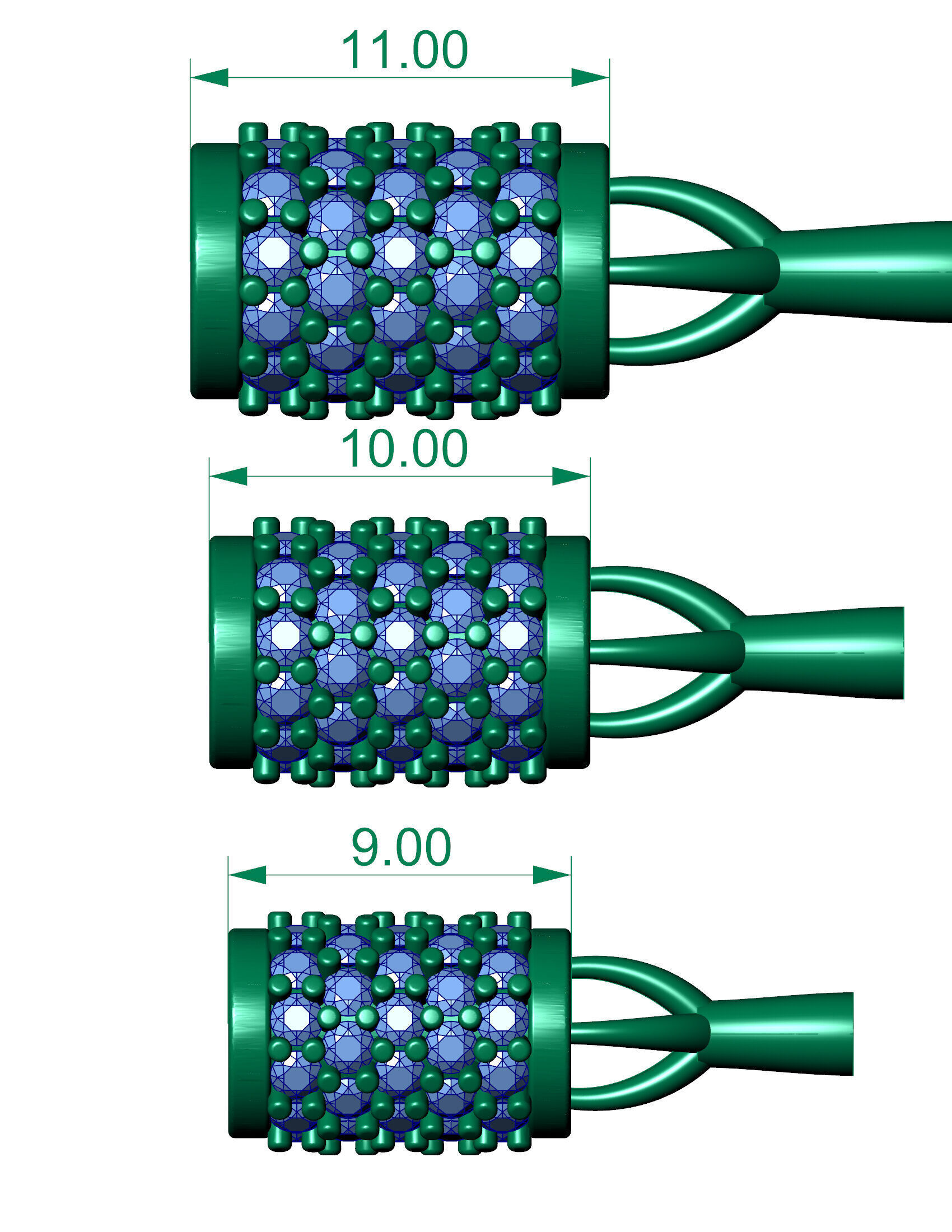 3 size beads or balls or jewellery accessories 3D print model_2
