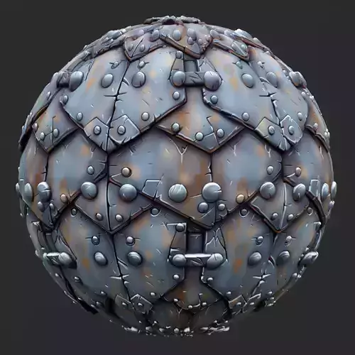 Stylized Metal Seamless Texture