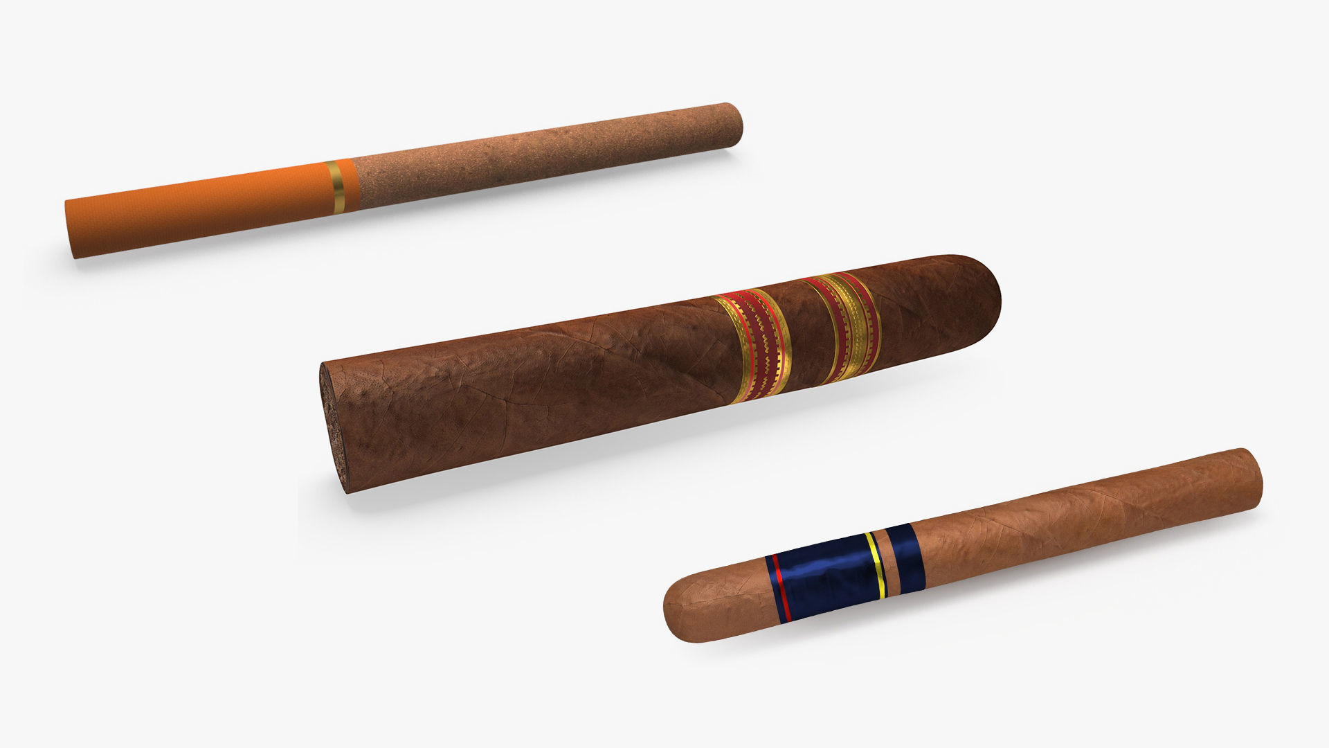 Cigars Collection 3D Model Pack
