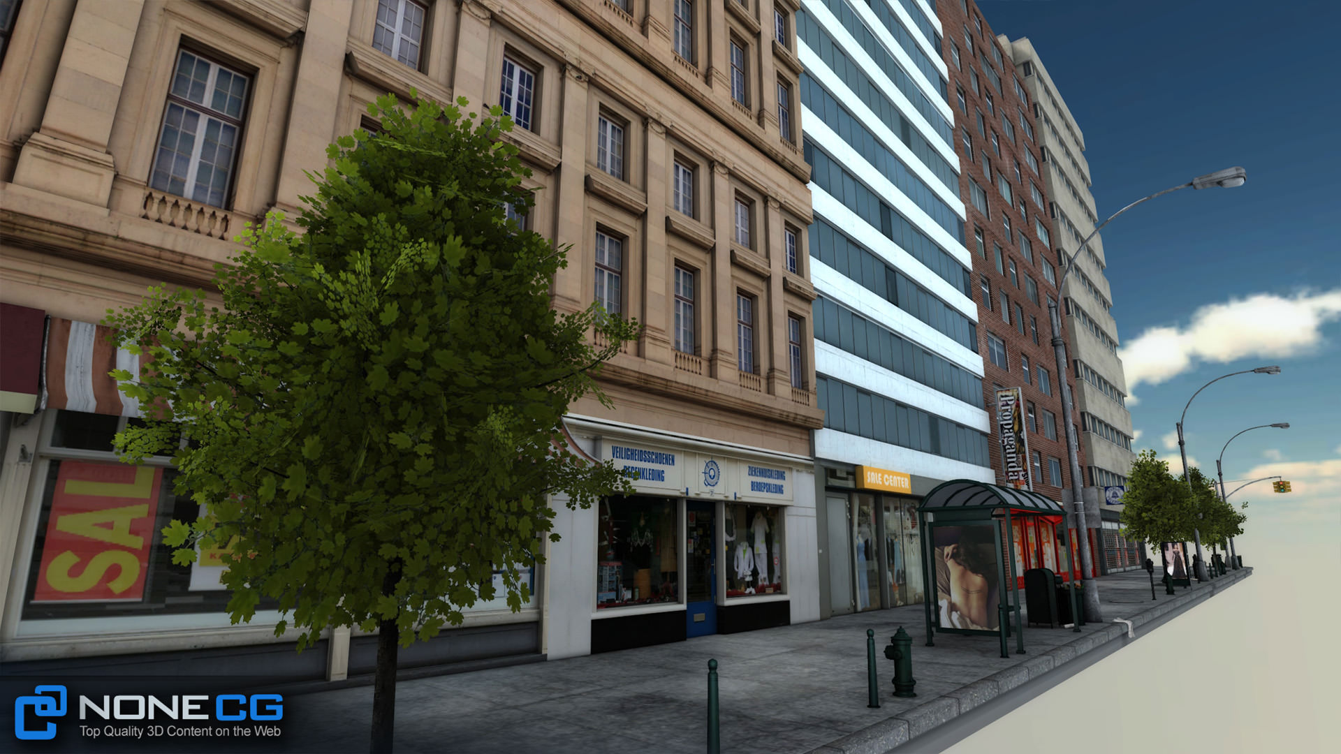 NYC Block 5 Unity Low-poly 3D model_5