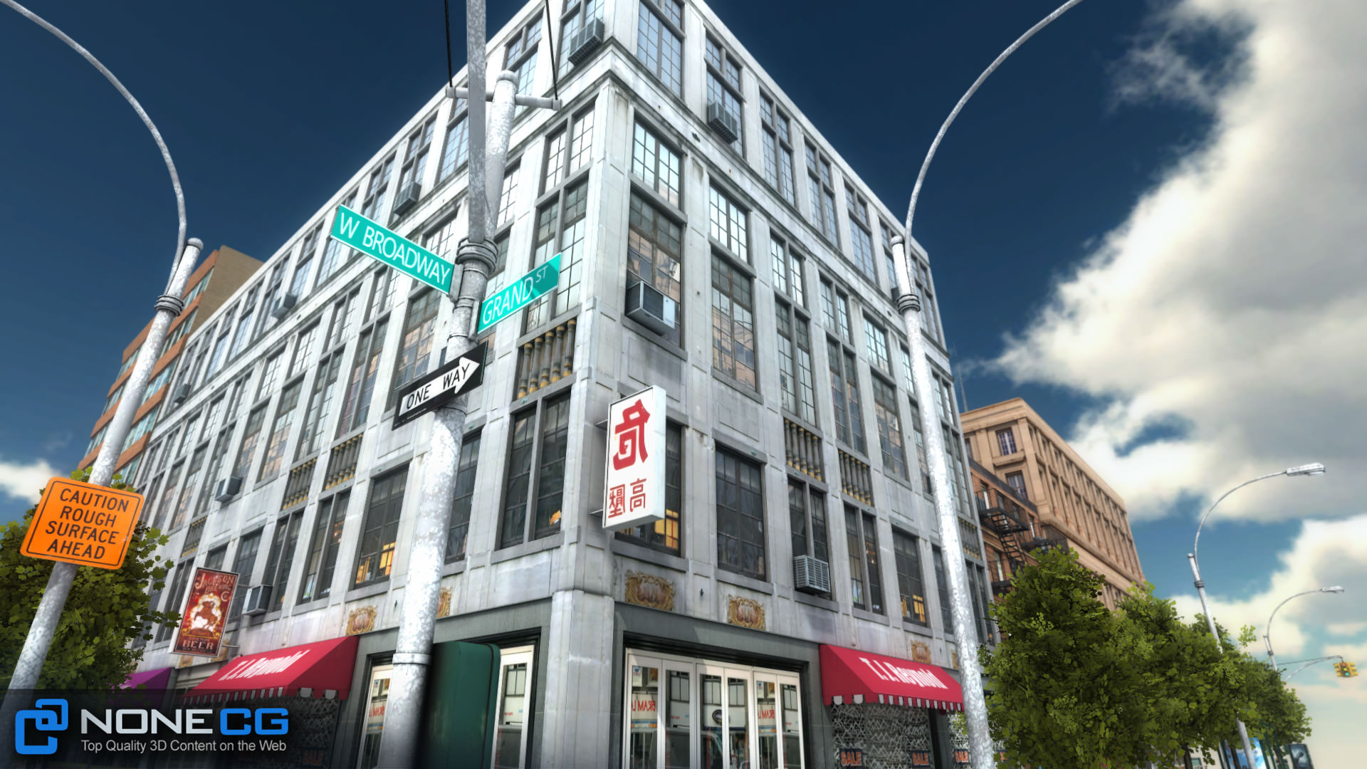 NYC Block 5 Unity Low-poly 3D model_24