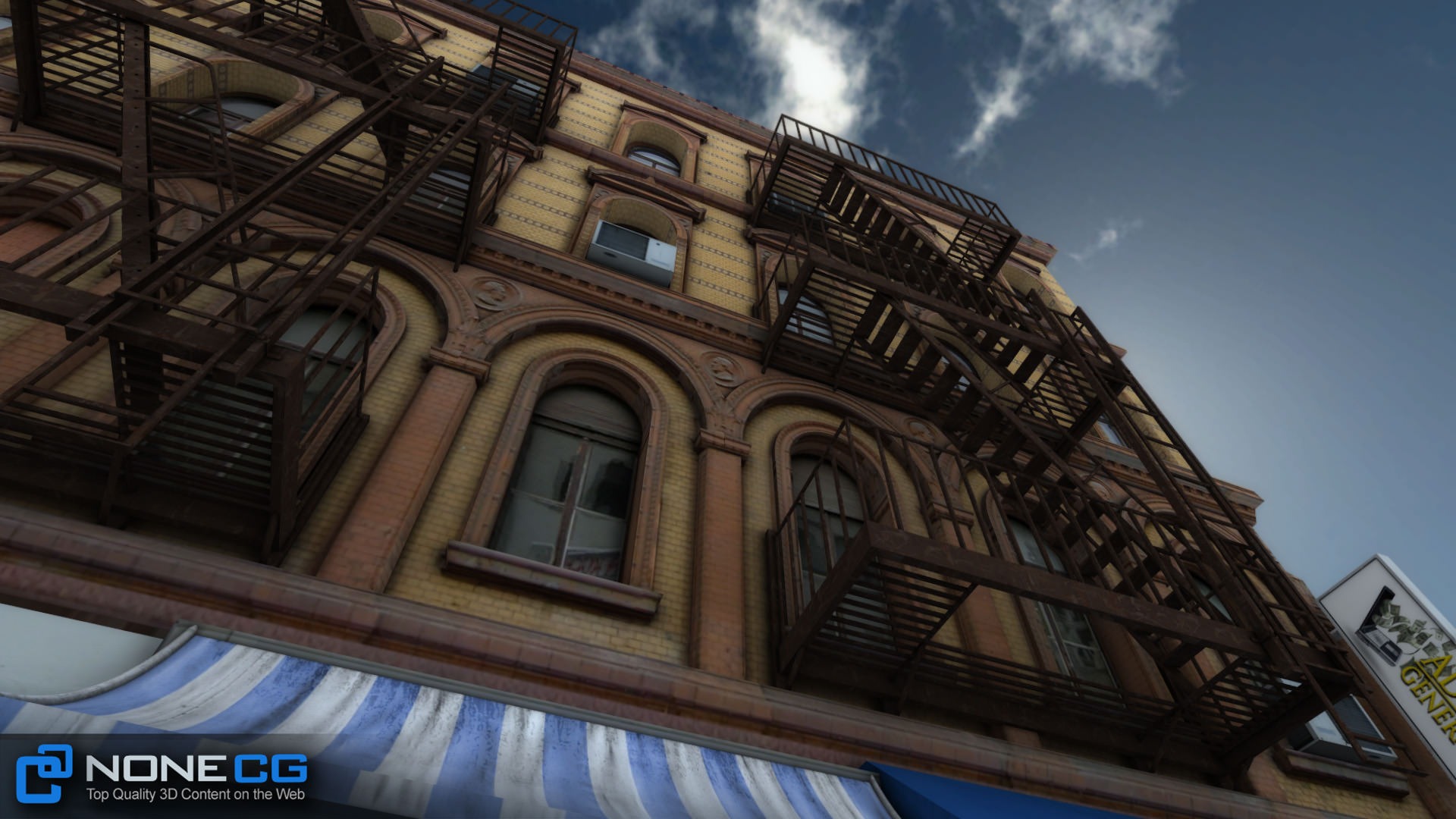 NYC Block 5 Unity Low-poly 3D model_13