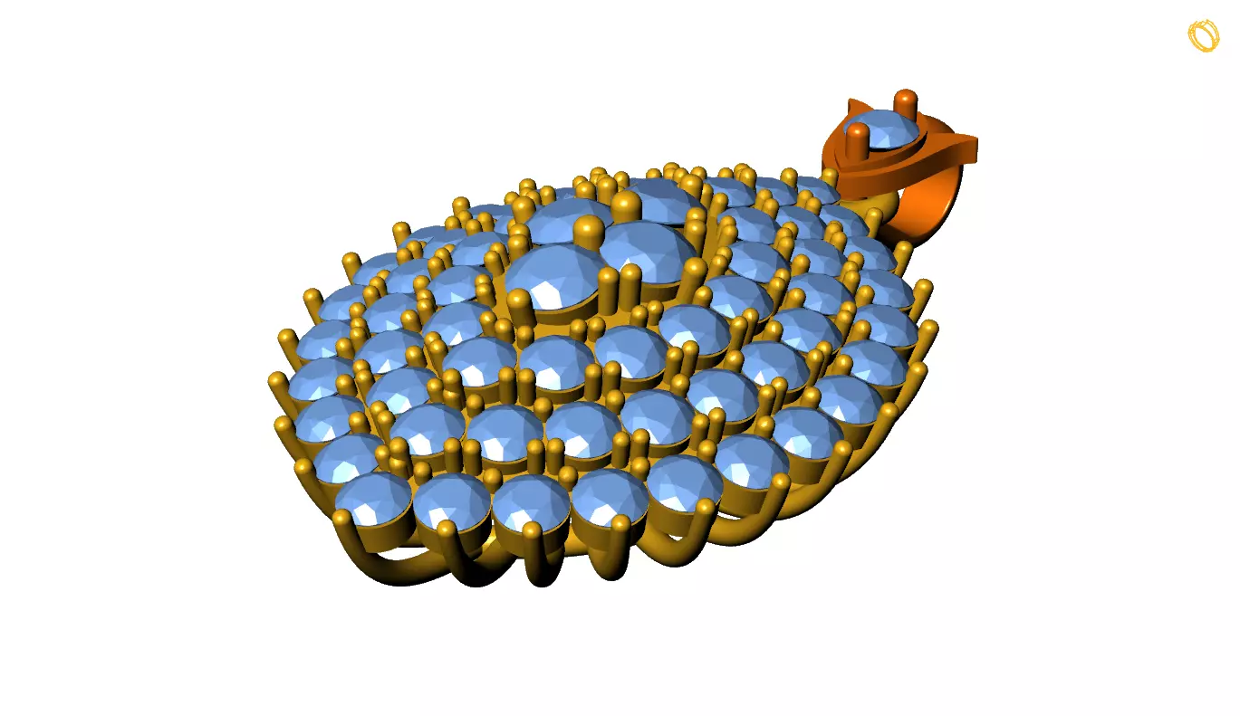 Pendant 3D print model_0