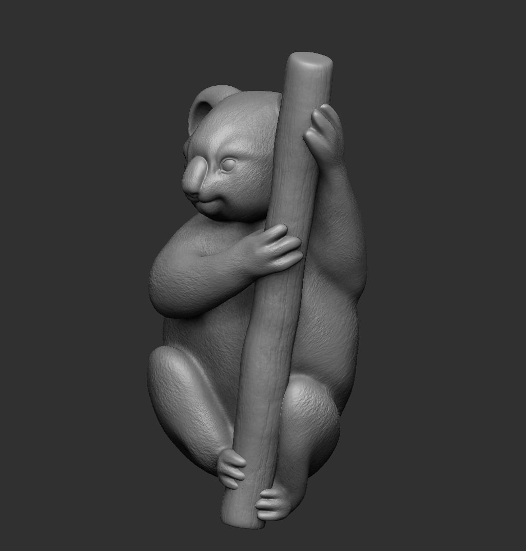 Koala 3D print model_2