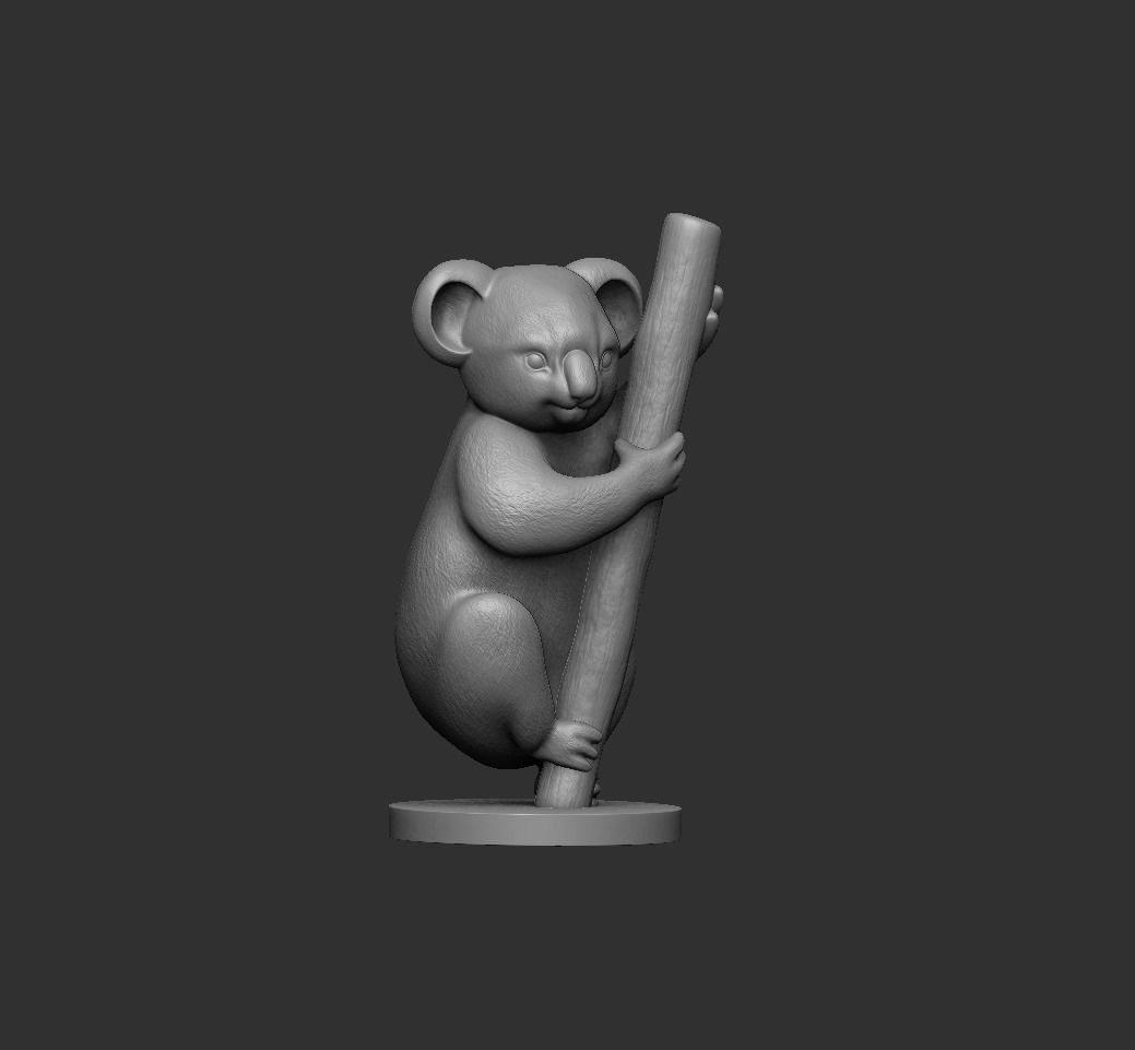Koala 3D print model_7