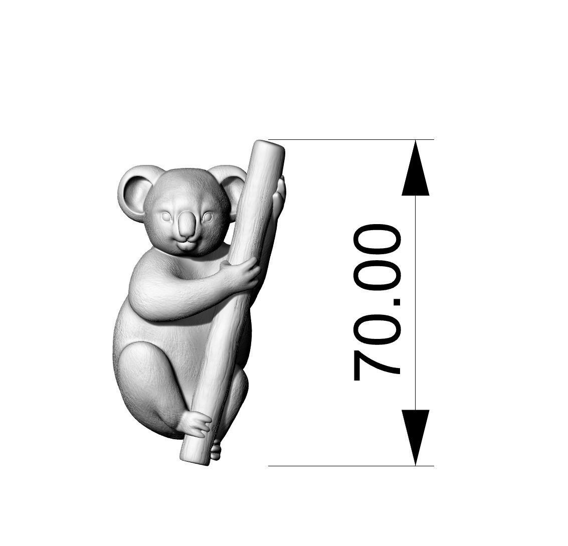 Koala 3D print model_13