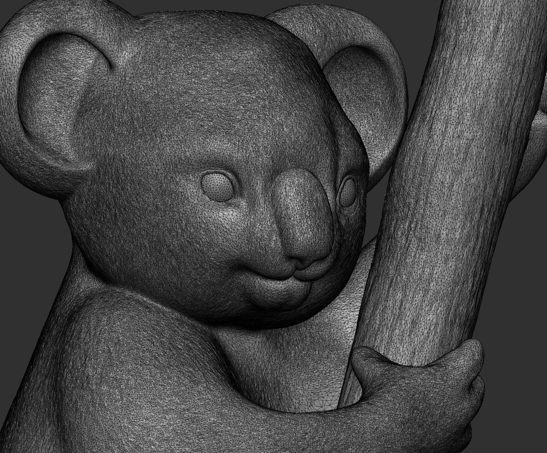 Koala 3D print model_12