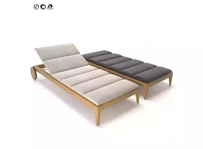 Talenti Cruise Teak Recliner Sun Lounger DayBed