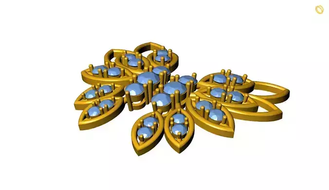 Round Diamond Earring