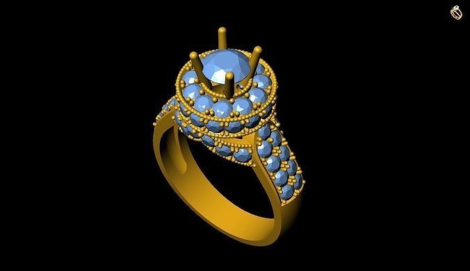 Girl Ring 3D print model