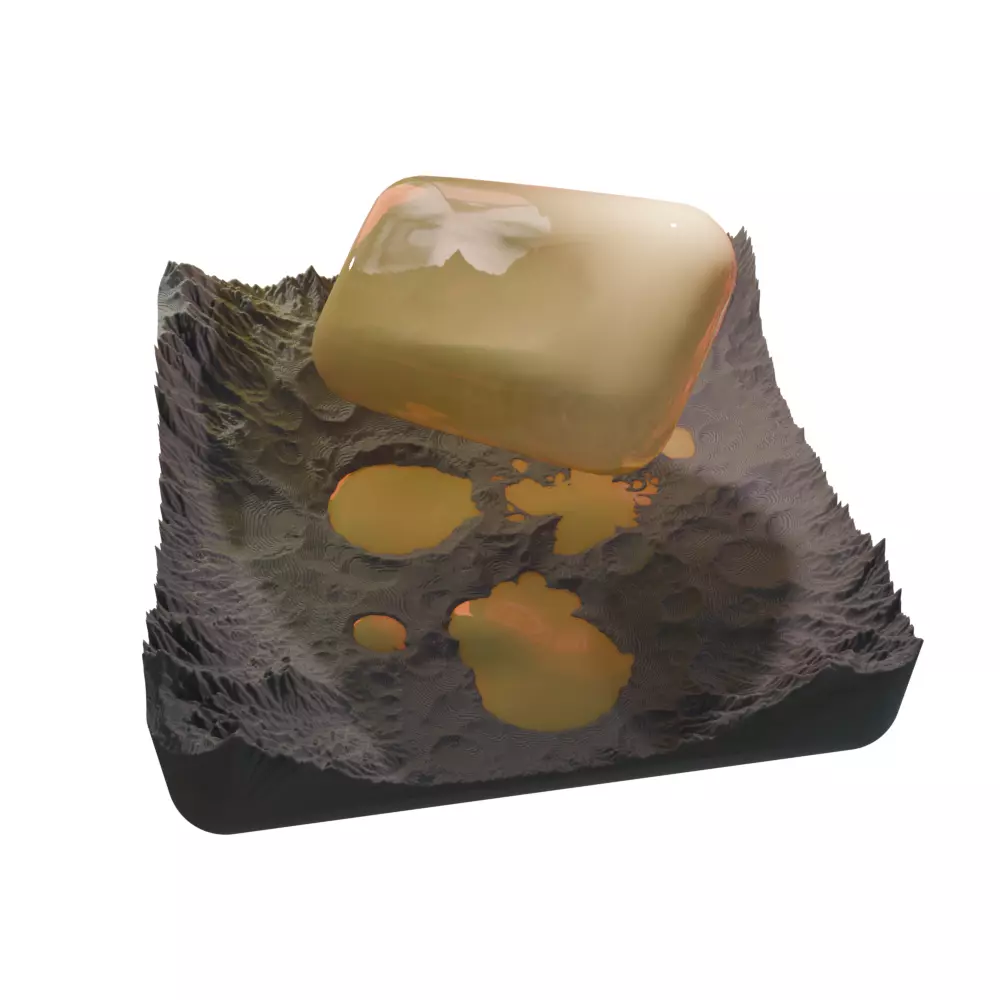 Crater Lakes 3D print model_0