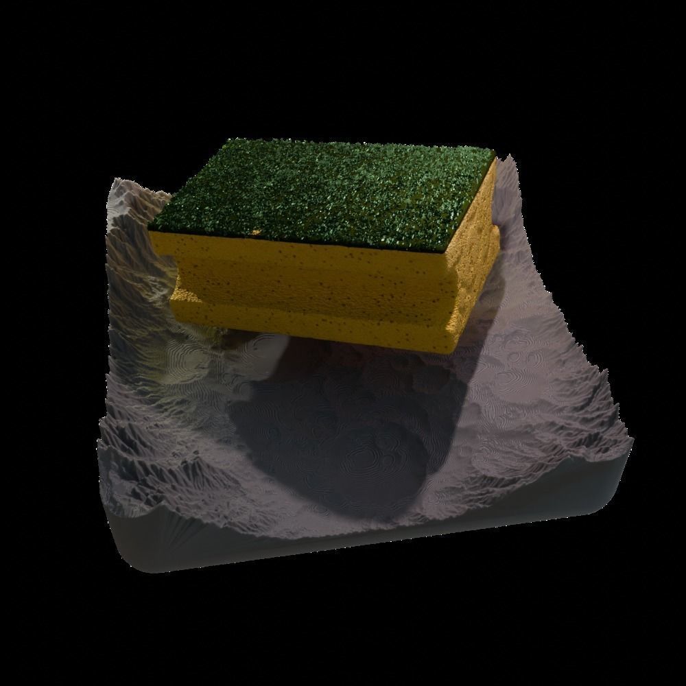 Crater Lakes 3D print model_7