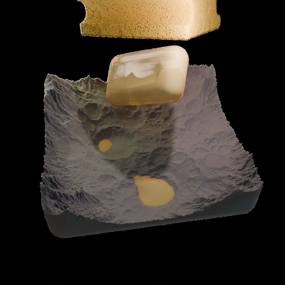 Crater Lakes 3D print model_4