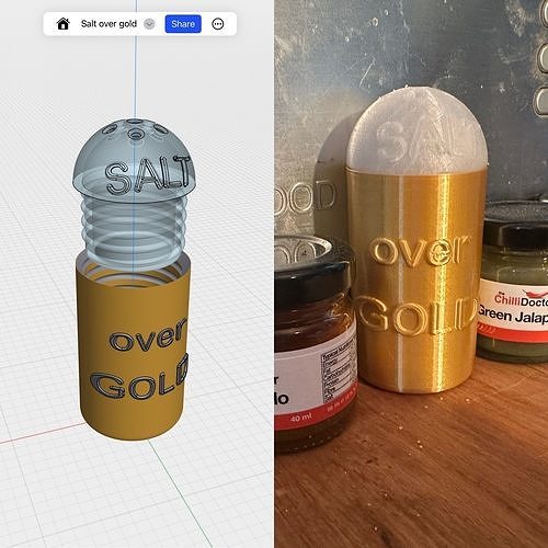 Salt Shaker 3D print model