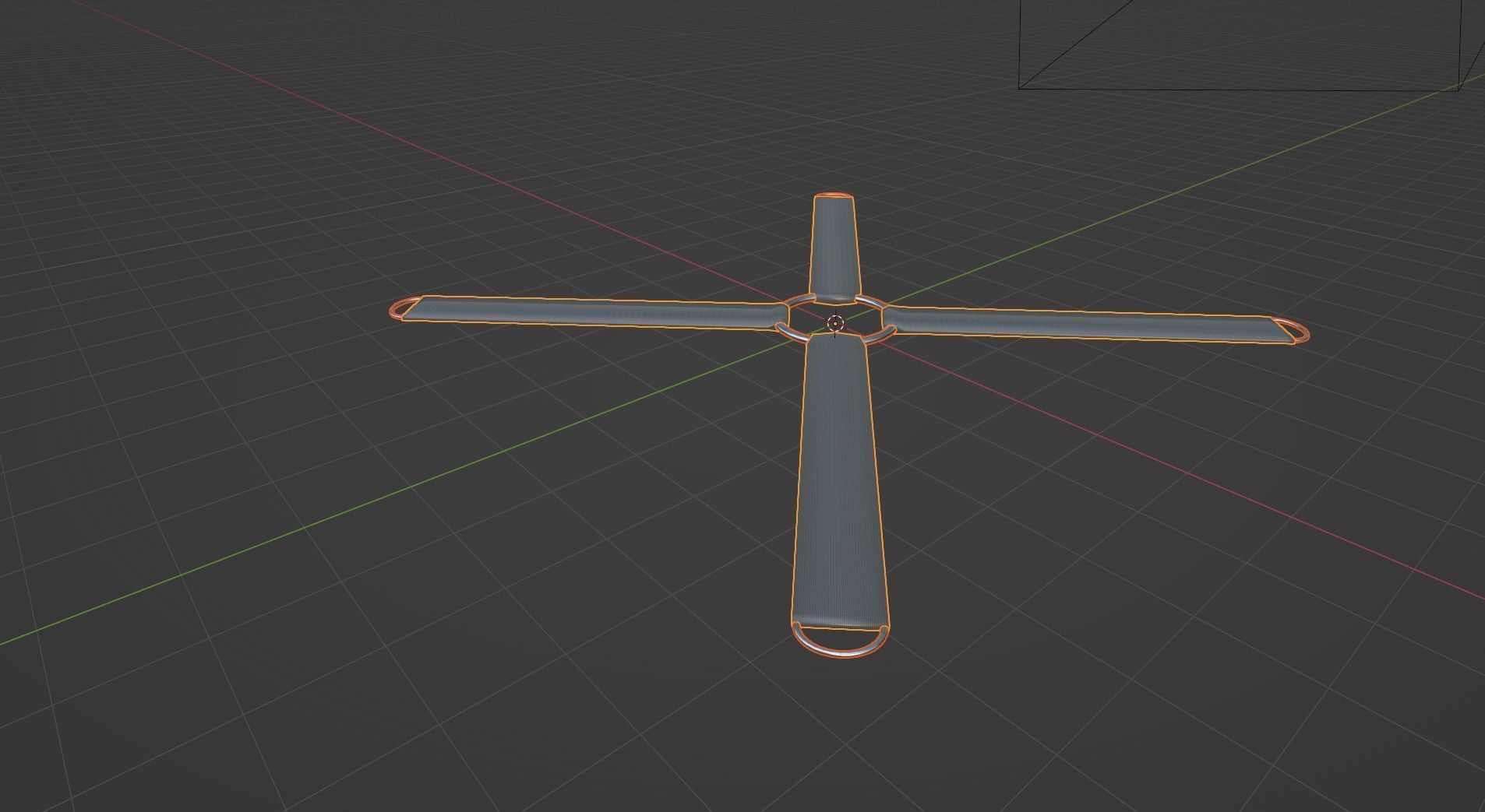 BDSM Cross Tie Restraint Low-poly 3D model_1