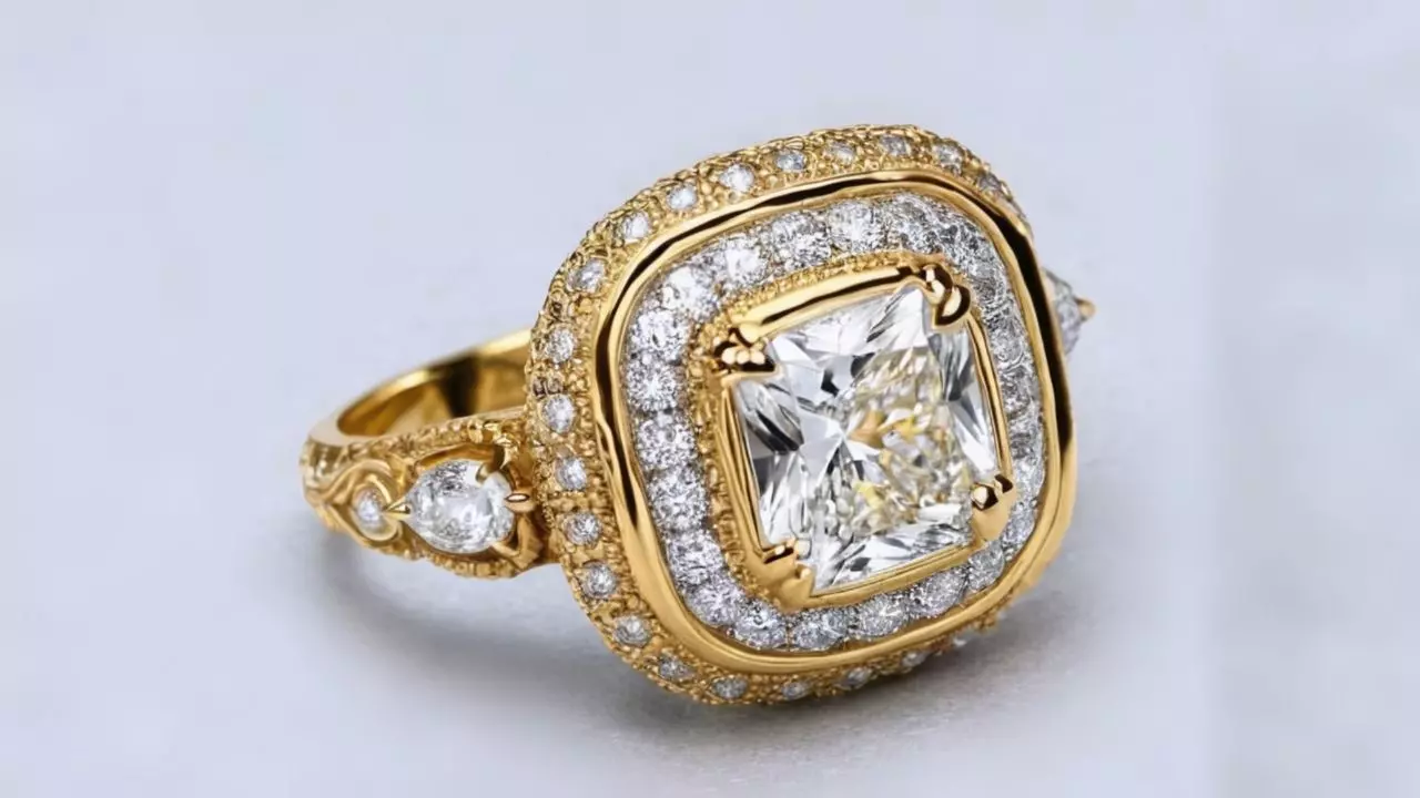AI generated women ring - free Free 3D print model