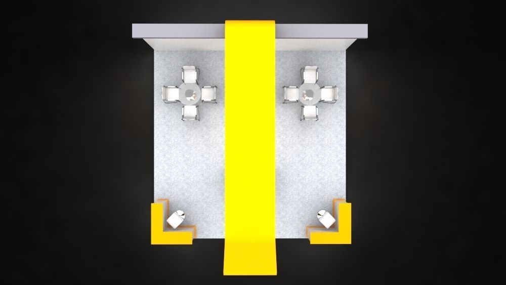 Exhibition Stand 3D model_3