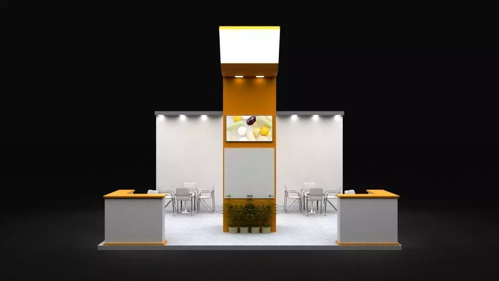 Exhibition Stand 3D model_0