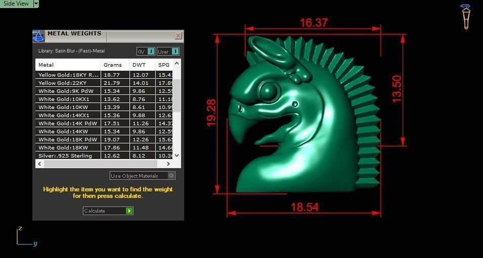 Homa head the Symbol of Persepolis 3D print model_8
