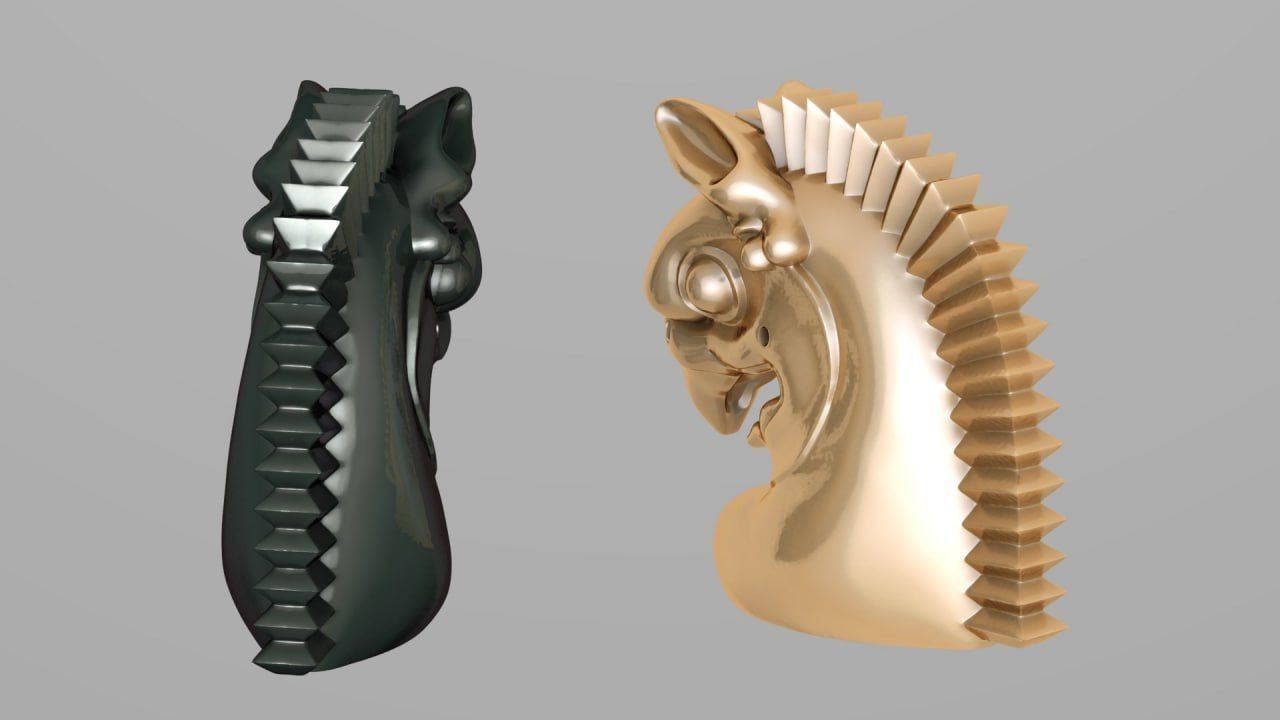 Homa head the Symbol of Persepolis 3D print model_6