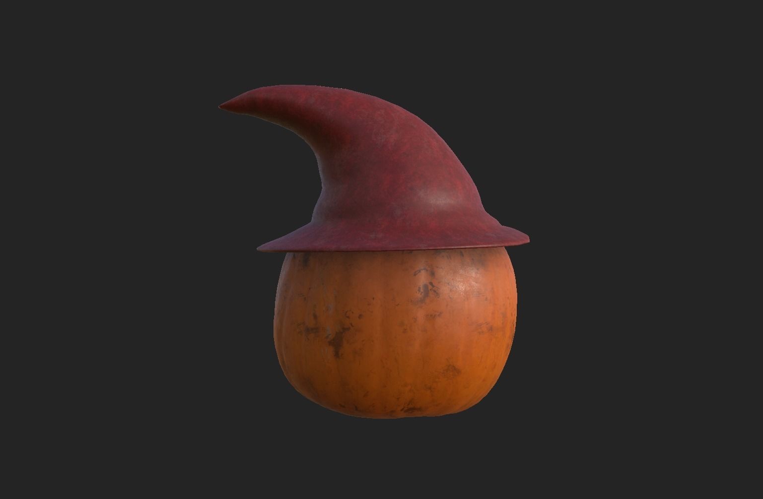 Cute Halloween Pumpkin 3dprint model 3D print model_4