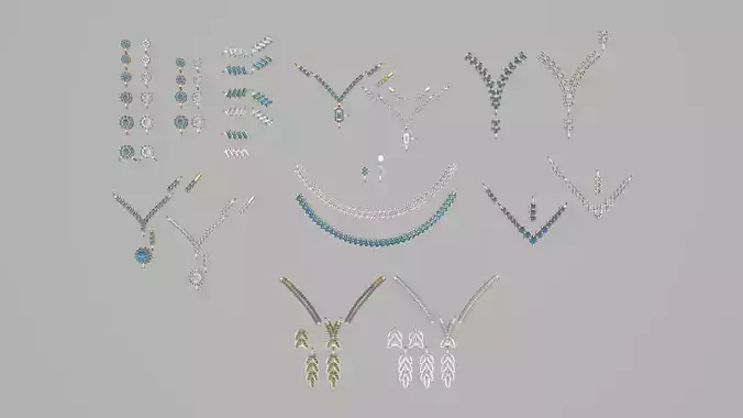 Gold service seed and necklace package