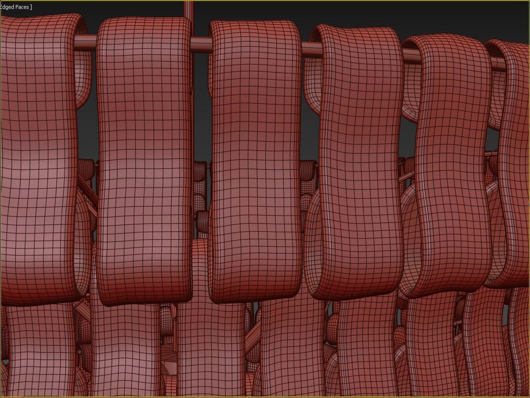 Ghiaccio Round Chandelier Medium 3D model_10