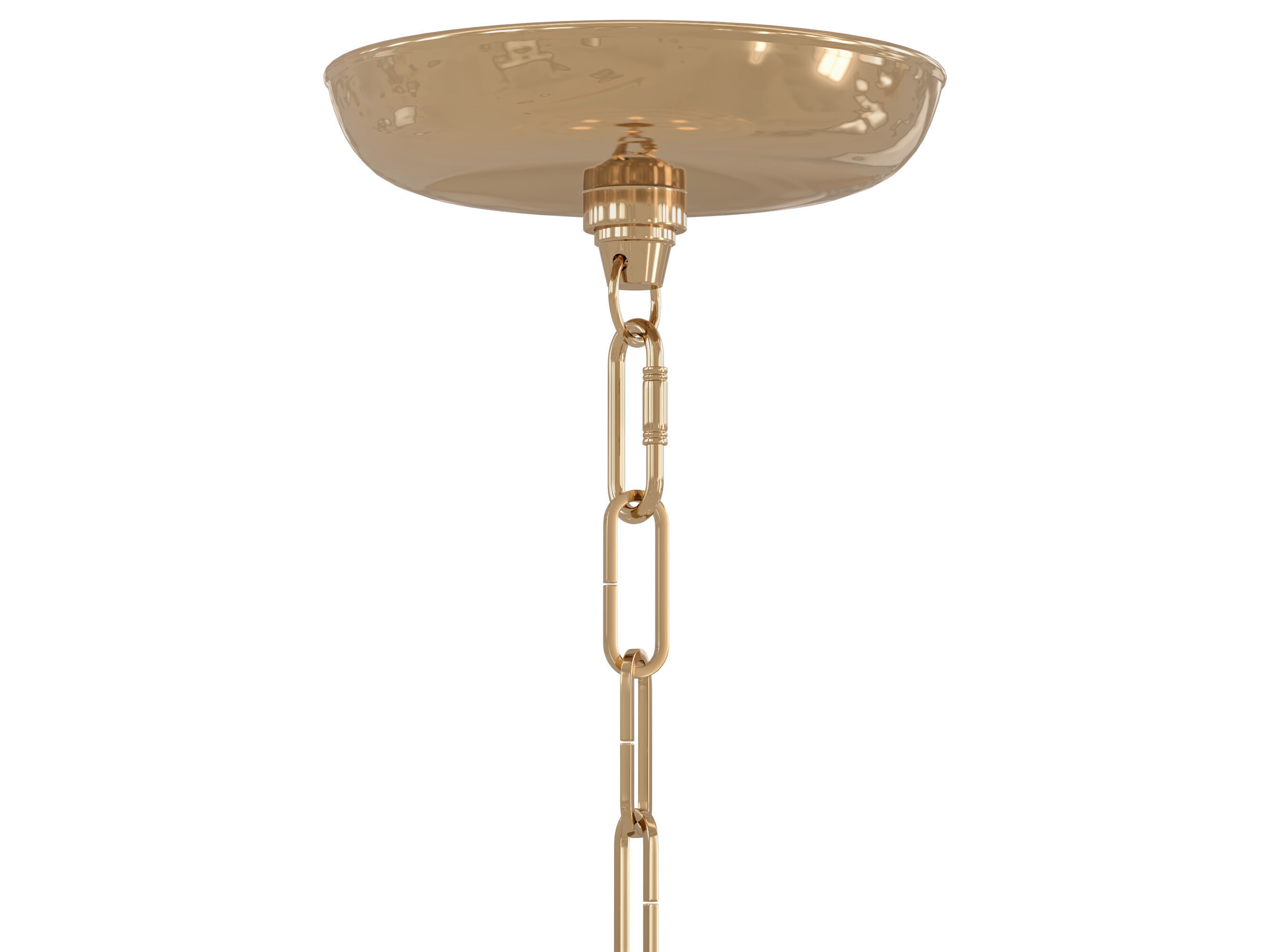 Ghiaccio Round Chandelier Medium 3D model_2