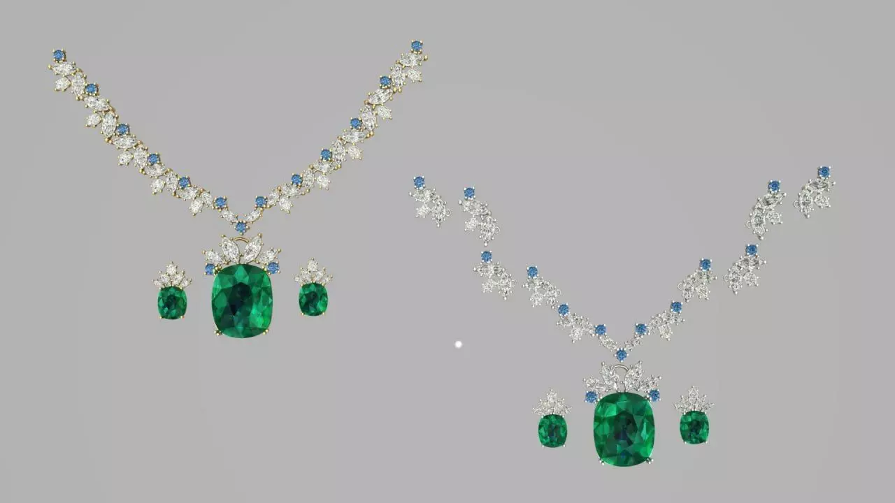 movable marquise service - multi parts 3D print model