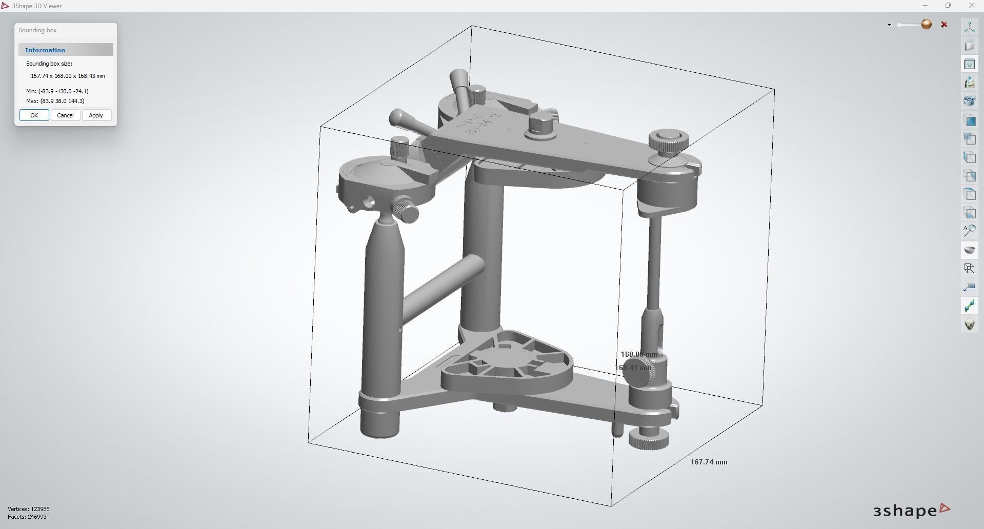 Digital SAM 2P 3D Articulator 3D print model_5
