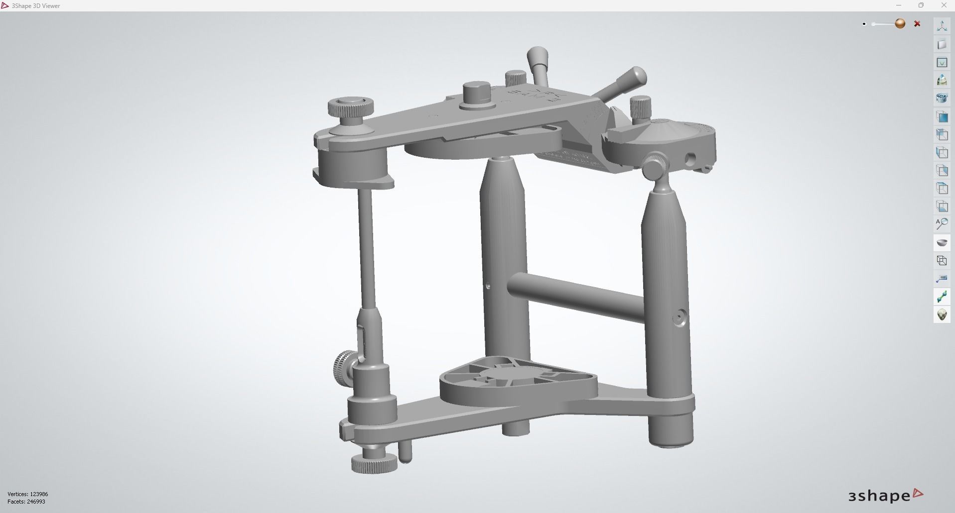 Digital SAM 2P 3D Articulator 3D print model_9