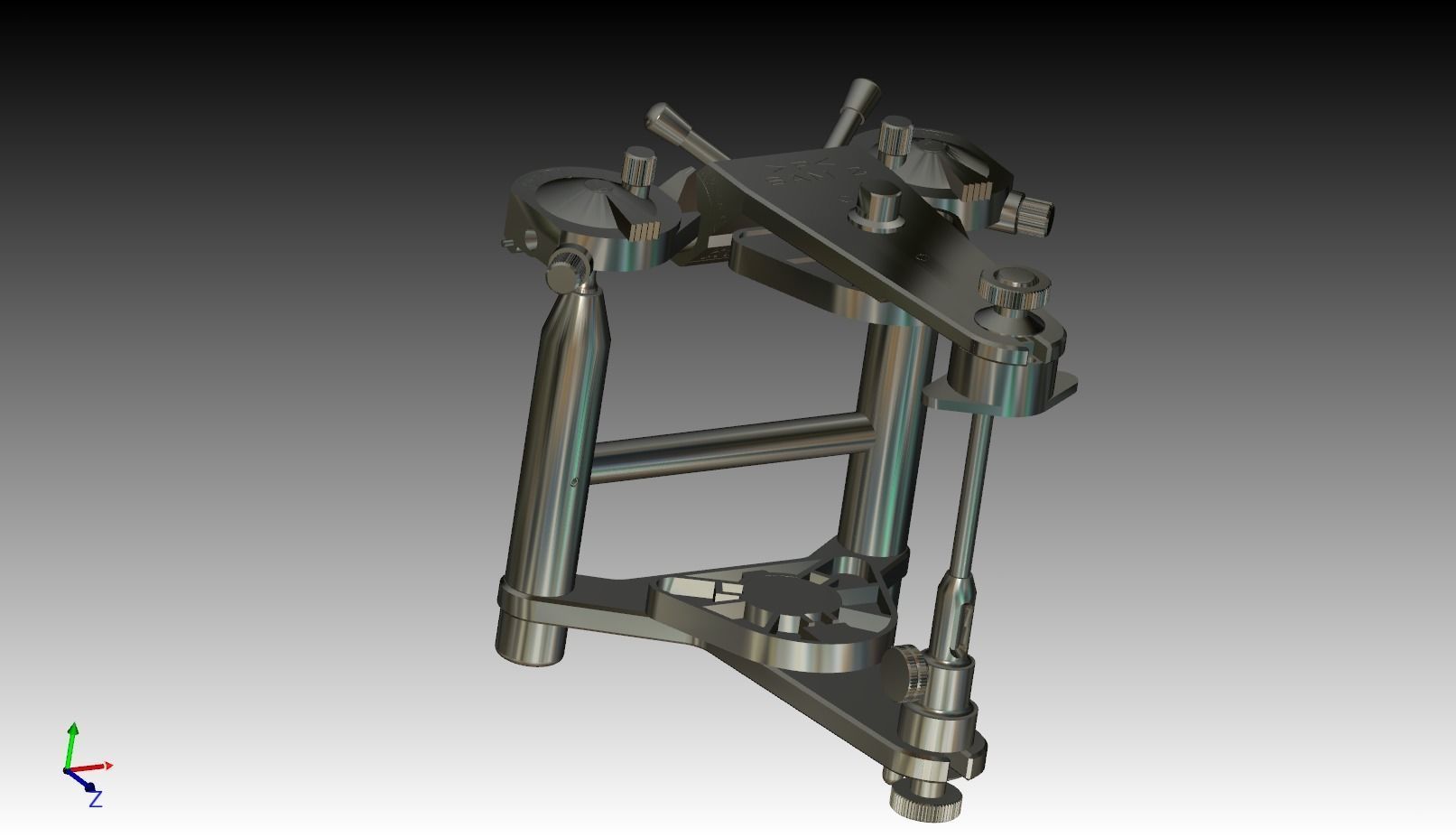 Digital SAM 2P 3D Articulator 3D print model_8