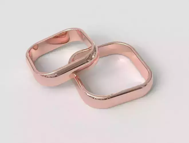 Squared Wedding Band - 5mm