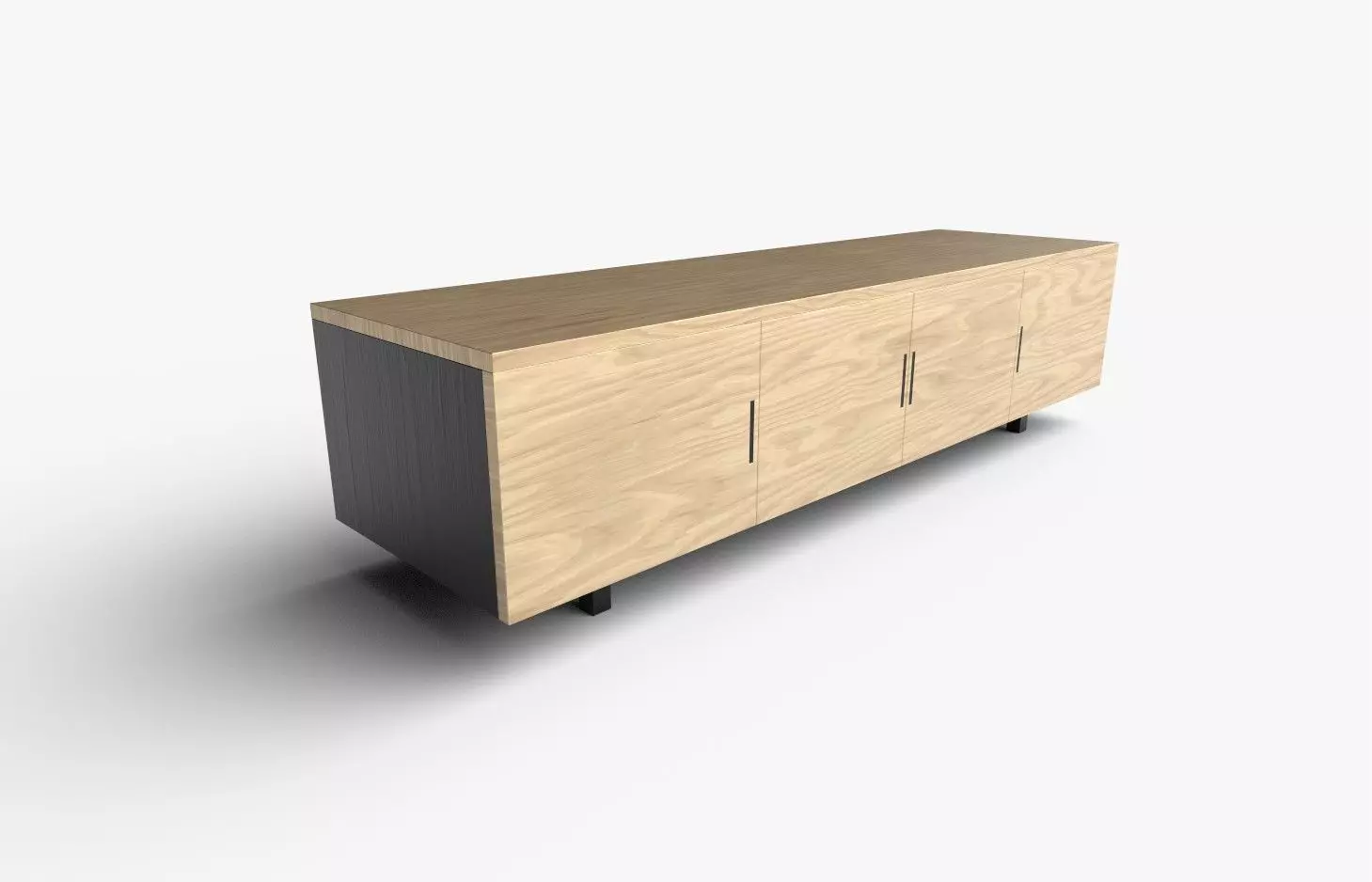 Sideboard M01 Low-poly 3D model