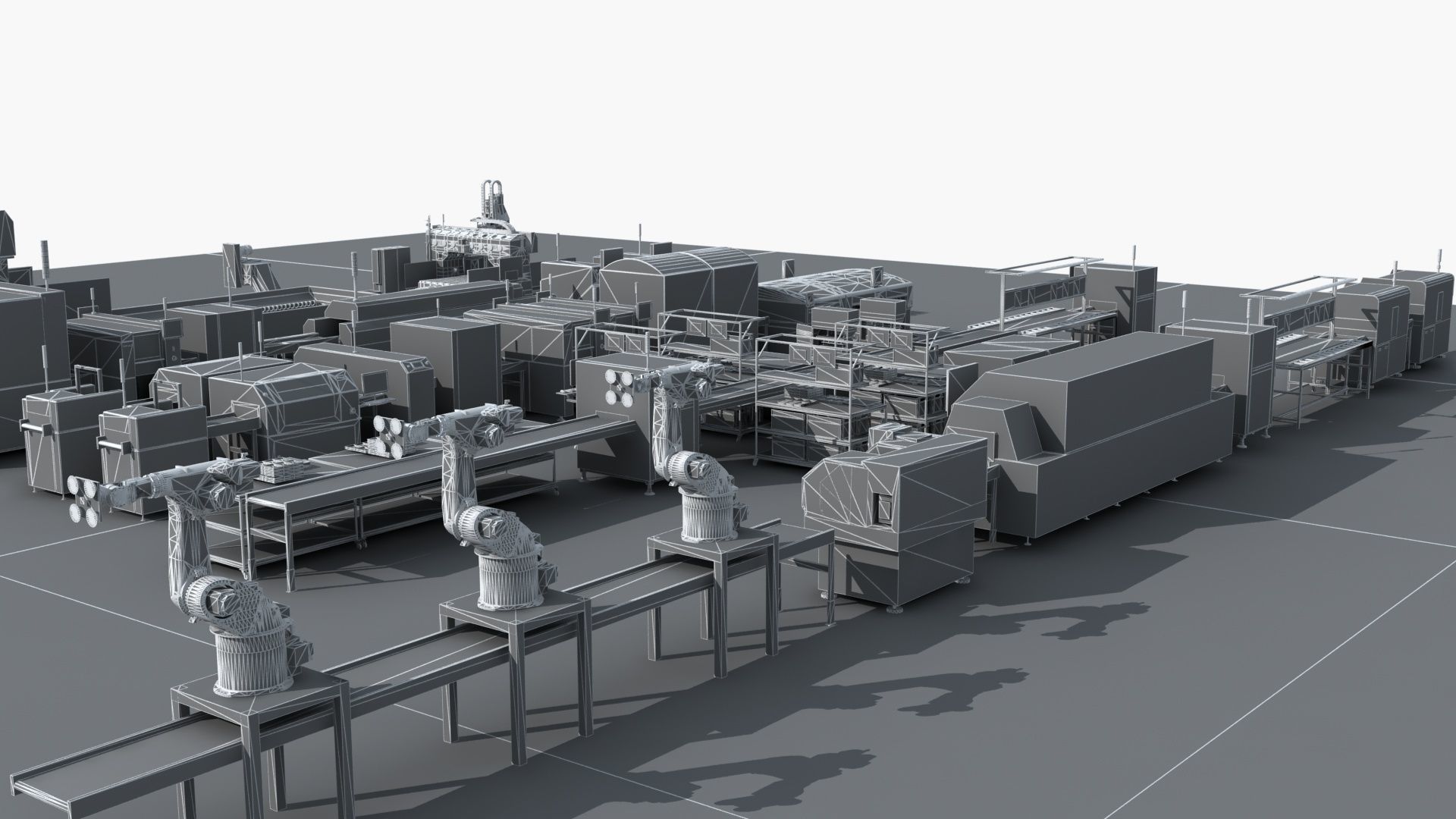 Workshop equipment - Factory Machine Equipment 3D model_24